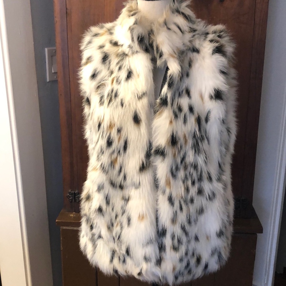 Michael Kota faux fur vest